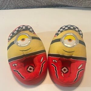 Disney Red and Yellow Minion Kids Slippers